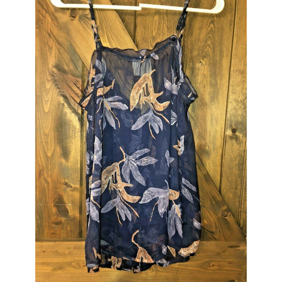 Quiksilver Women Blue Adjustable Straps- Size S _ Sheer - Picture 3 of 6